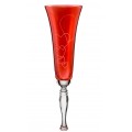Victoria Love Champagne Glass Etched Hearts - 180ml